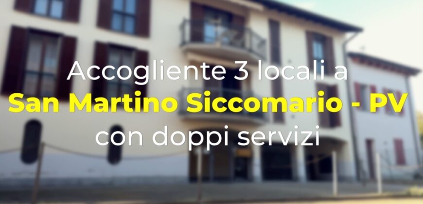 Confortevole 3 locali con doppi servizi